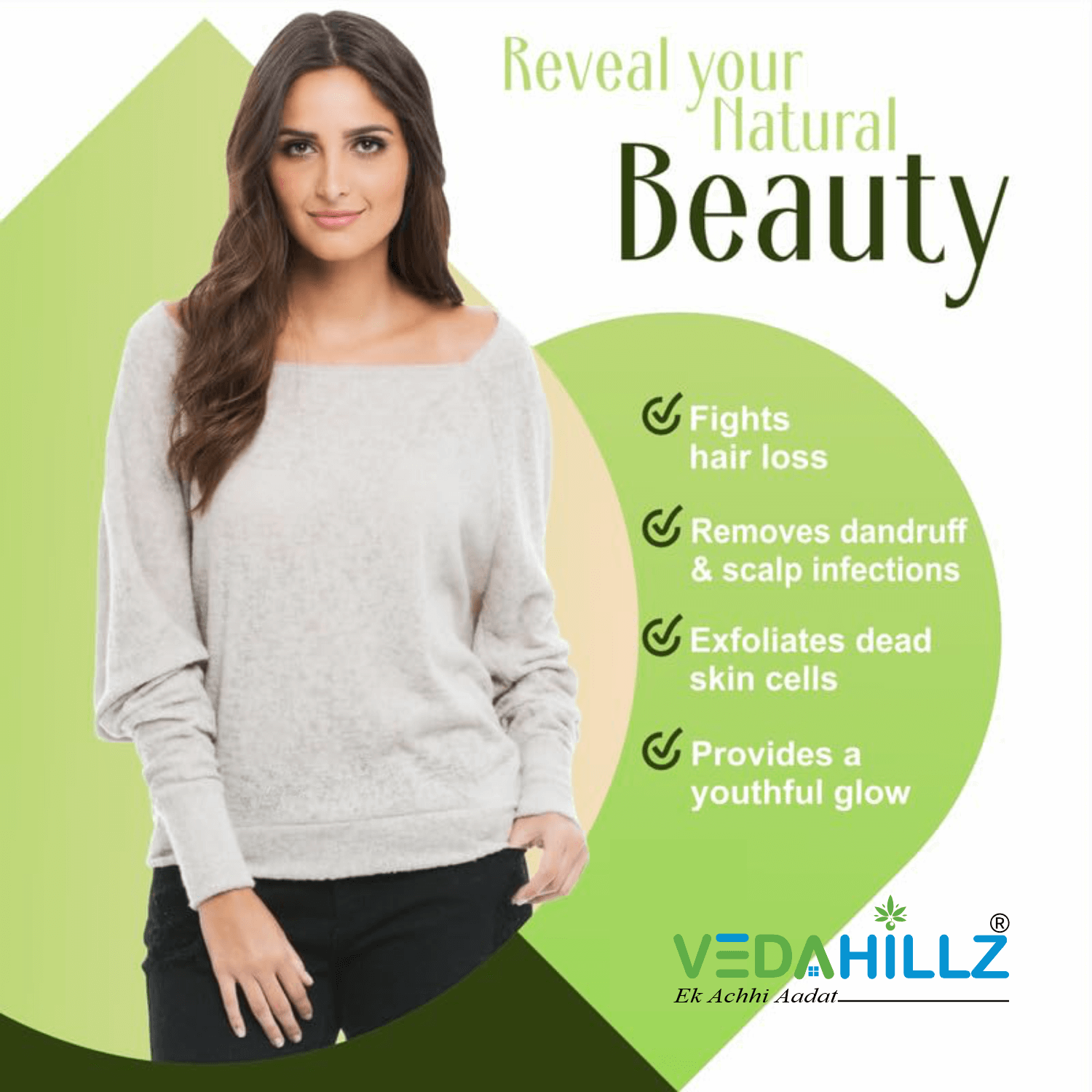 Vedahillz Lemongrass Powder for Tea and Wellness Made from Premium Lemongrass